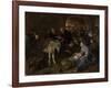 Adoration of the Shepherds-Jan Havicksz Steen-Framed Art Print