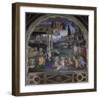 Adoration of the Shepherds-Bernardino di Betto Pinturicchio-Framed Giclee Print