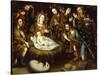 Adoration of the Shepherds-Gaspar Miguel de Berrio-Stretched Canvas