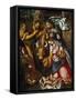 Adoration of the Shepherds-Francesco Zaganelli-Framed Stretched Canvas