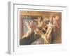 Adoration of the Shepherds-Unknown Poussin-Framed Art Print