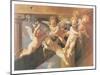 Adoration of the Shepherds-Unknown Poussin-Mounted Art Print