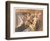 Adoration of the Shepherds-Unknown Poussin-Framed Art Print