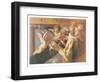 Adoration of the Shepherds-Unknown Poussin-Framed Art Print