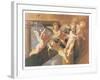 Adoration of the Shepherds-Unknown Poussin-Framed Art Print