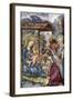 Adoration of the Three Kings, C1360-null-Framed Giclee Print