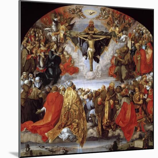 Adoration of the Trinity-null-Mounted Giclee Print