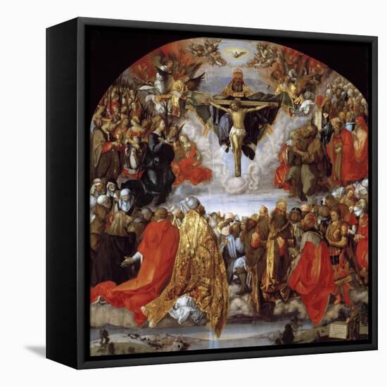 Adoration of the Trinity-null-Framed Stretched Canvas