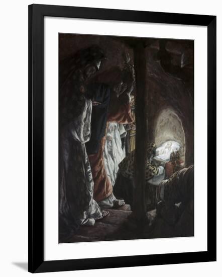 Adoration of the Wise Men-James Tissot-Framed Giclee Print