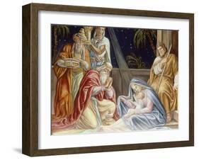 Adoration of the Wise Men-Julius Schnorr von Carolsfeld-Framed Giclee Print