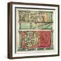 Adoring the Magi, Wedding at Cana and Baptizing Christ, Miniature from Liber Sacramentorum-null-Framed Giclee Print