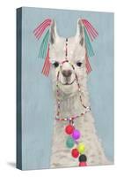 Adorned Llama II-Victoria Borges-Stretched Canvas