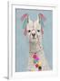 Adorned Llama II-Victoria Borges-Framed Art Print