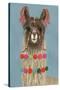 Adorned Llama IV-Victoria Borges-Stretched Canvas