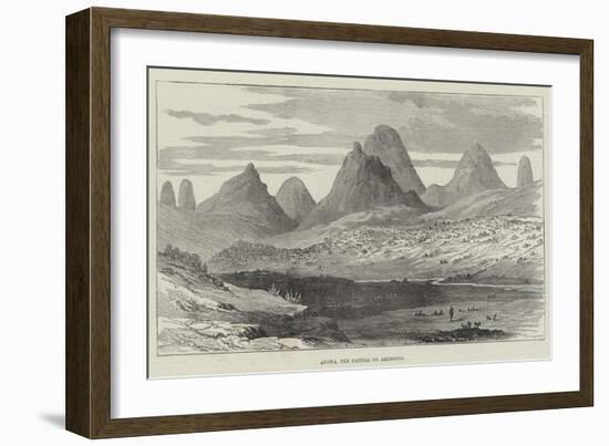 Adowa, the Capital of Abyssinia-null-Framed Giclee Print