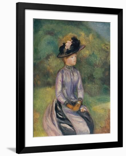 Adrenne, C1878, (1938)-Pierre-Auguste Renoir-Framed Giclee Print