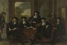 Daniel Niellius. Elder of the Remonstrant Church and Sampling Official of Alkmaar-Adriaen Backer-Art Print