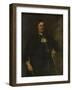 Adriaen Banckert, Vice Admiral of Zeeland,-Hendrick Berckman-Framed Art Print