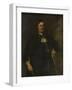 Adriaen Banckert, Vice Admiral of Zeeland,-Hendrick Berckman-Framed Art Print