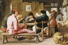 A Tavern Scene by Adriaen Brouwer-Adriaen Brouwer-Giclee Print