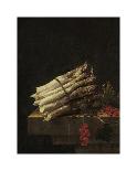 A Sprig of Gooseberries on a Stone Plinth-Adriaen Coorte-Art Print