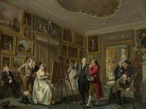 The Art Gallery of Jan Gildemeester Jansz, 1794-5-Adriaen de Lelie-Framed Stretched Canvas