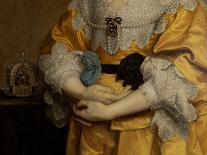 Portrait of the Wife of Nicolas Van Der Haer, 1661 (Oil on Canvas)-Adriaen Hanneman-Giclee Print