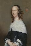 Portrait of the Wife of Nicolas Van Der Haer, 1661 (Oil on Canvas)-Adriaen Hanneman-Giclee Print