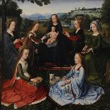 The Madonna and Child with Angels-Adriaen Isenbrandt-Mounted Giclee Print