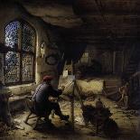 The Painter in His Studio-Adriaen Jansz. Van Ostade-Mounted Giclee Print