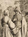 Dutch Peasants Drinking-Adriaen Jansz van Ostade-Framed Giclee Print