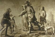 Jeu De Paume before a Country Palace, Ca 1614-Adriaen Pietersz van de Venne-Stretched Canvas