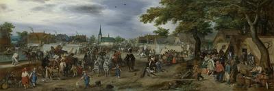 Prince Maurice and Frederick Henry at the Valkenburg Horse Fair-Adriaen Pietersz van de Venne-Art Print