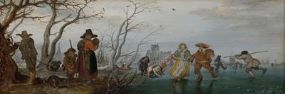 Winter Amusement on the Ice-Adriaen Pietersz van de Venne-Art Print