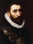 Portrait of a Bearded Man, Bust-Length, Wearing Gorgets-Adriaen Thomasz Key-Giclee Print