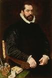 Portrait of a Bearded Man, Bust-Length, Wearing Gorgets-Adriaen Thomasz Key-Giclee Print
