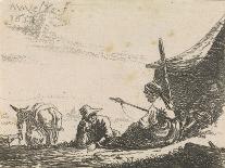 Hilly Landscape with Cows-Adriaen van de Velde-Art Print