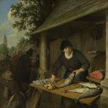 Flemings Playing Dice, 17th Century-Adriaen Van Ostade-Giclee Print