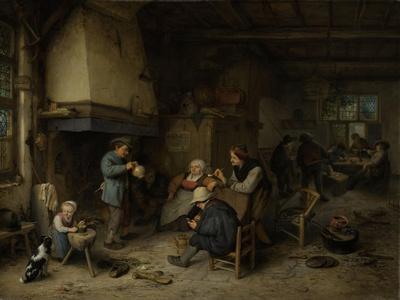 Peasants in an Interior