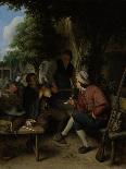 Flemings Playing Dice, 17th Century-Adriaen Van Ostade-Giclee Print