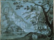 Winter Landscape with Fowlers-Adriaen van Stalbemt-Giclee Print