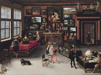 Science and the Arts-Adriaen van Stalbemt-Framed Stretched Canvas