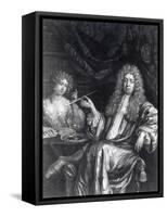 Adrian Beverland, Engraved by Isaac Beckett, C.1681-88-Dutch School-Framed Stretched Canvas