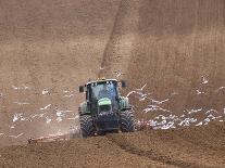 Sowing a Cereal Crop In Mid March-Adrian Bicker-Photographic Print