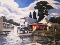 Mobile Post Office, Henley-Adrian Hill-Mounted Art Print