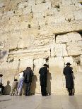 Jews Praying at the Western Wall, Jerusalem, Israel, Middle East-Adrian Neville-Stretched Canvas