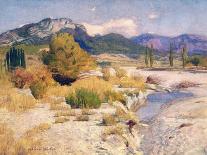 Sunset in Provence, c.1927-Adrian Scott Stokes-Giclee Print