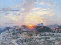 Sunset in Provence, c.1927-Adrian Scott Stokes-Giclee Print