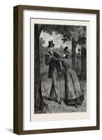 Adrian Vidal, Kiss Me, Adrian, She Whispered. Kiss Me Once! for the Sake of Old Days-Frederick Barnard-Framed Giclee Print