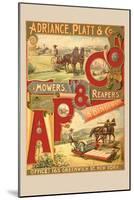 Adriance, Platt and Co., Mowers, Reapers and Binders-null-Mounted Art Print